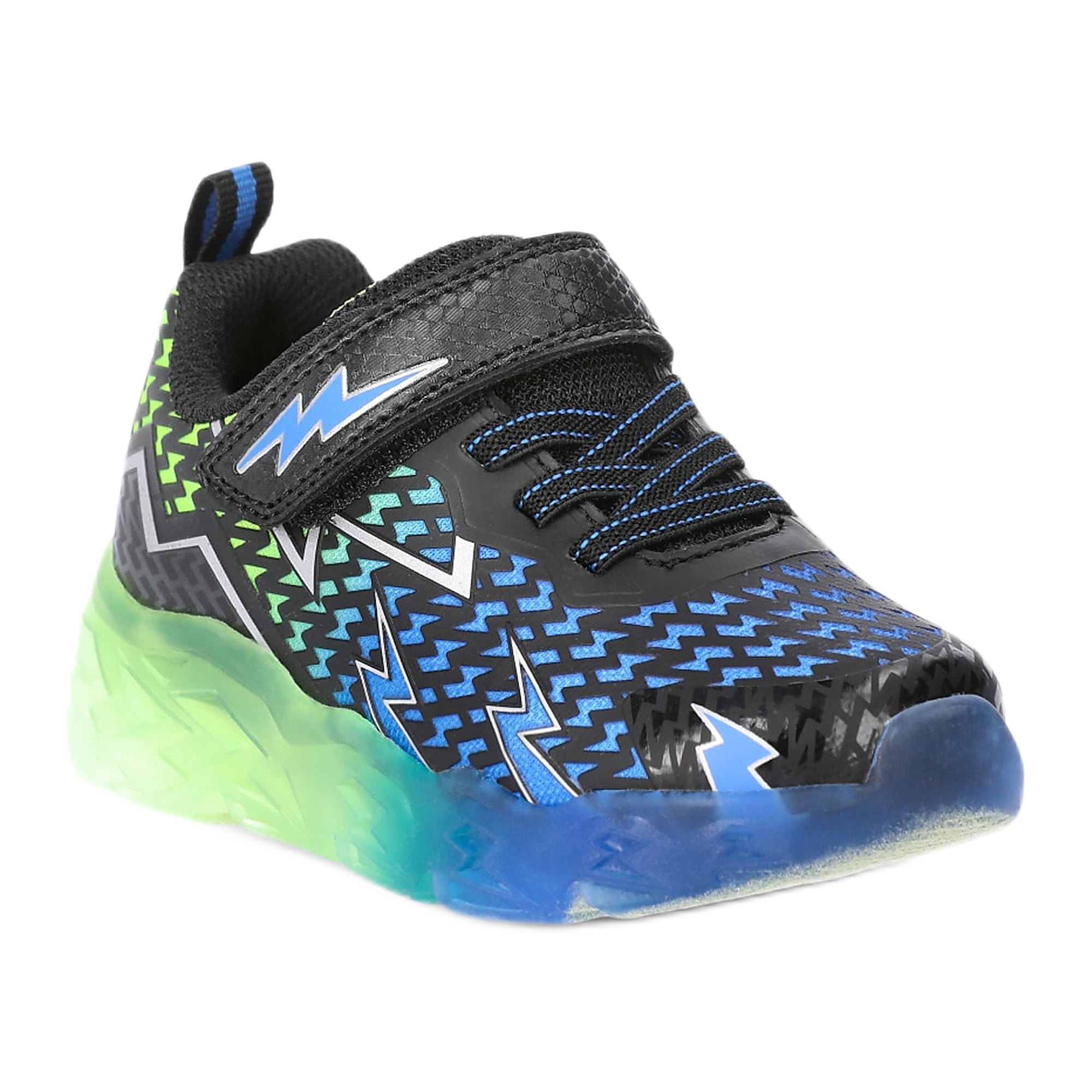 Little & Big Boys Lightning Bolt Light-up Play Sneakers