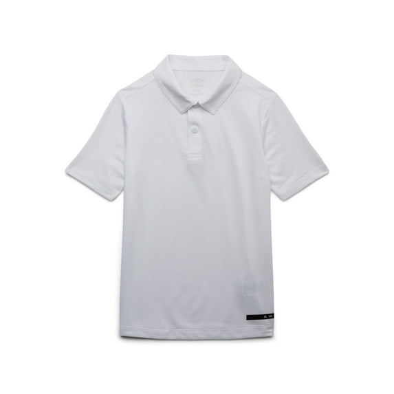 Athletic Works Boys Short Sleeve Performance Polo Shirt, Sizes 4-18