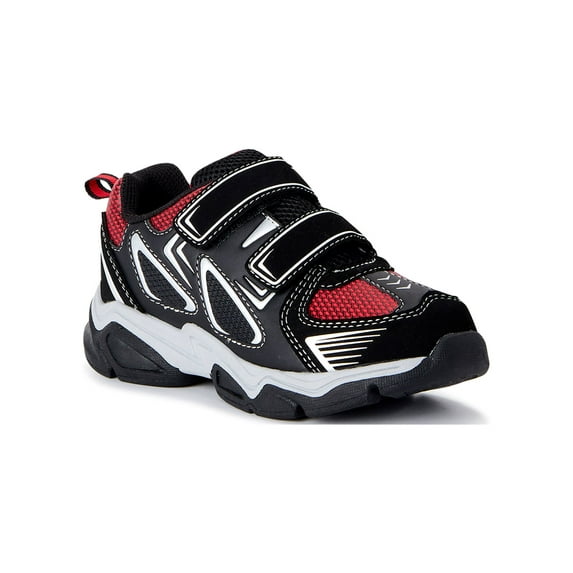 Athletic Works Little & Big Boys Two-Strap Athletic Sneakers, Sizes 13-6