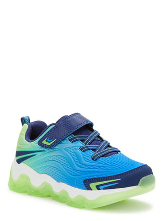Athletic Works Little and Big Boys Light Up Athletic Sneakers, Sizes 13-4 