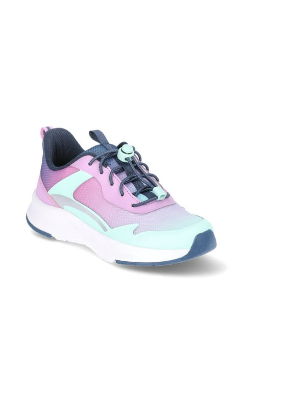 Athletic Works Little and Big Girls Bungee Mesh Jogger Sneakers