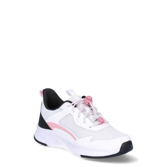 Athletic Works Little and Big Girls Bungee Mesh Jogger Sneakers