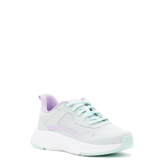 Athletic Works Little Girl & Big Girl Mesh Jogger Lace Up Sneakers