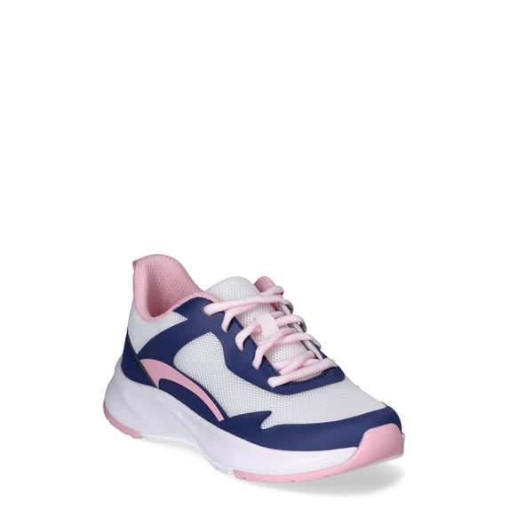 Athletic Works Little Girl & Big Girl Mesh Jogger Lace Up Sneakers