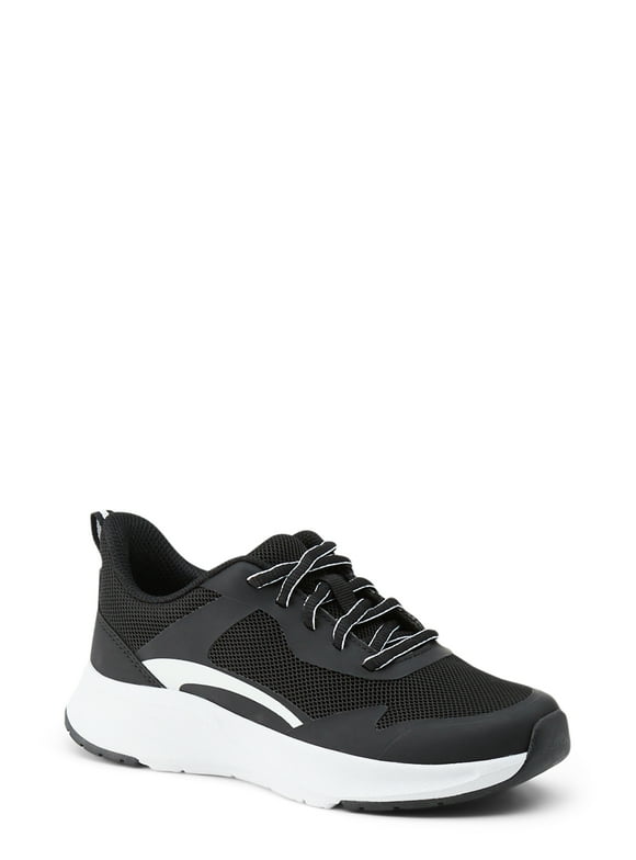 Little Girl & Big Girl Mesh Jogger Lace Up Sneakers