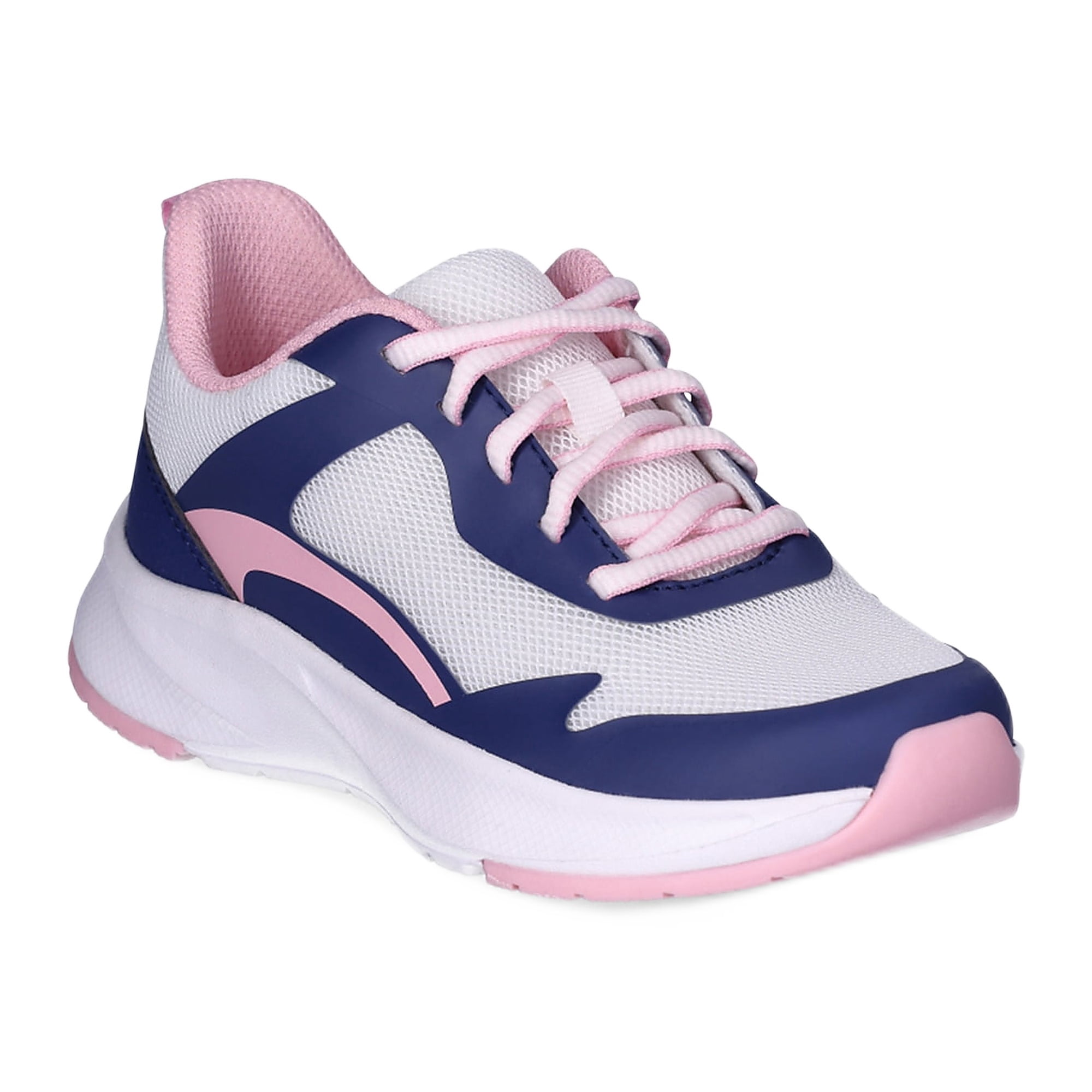 Athletic Works Little Girl & Big Girl Mesh Jogger Lace Up Sneakers