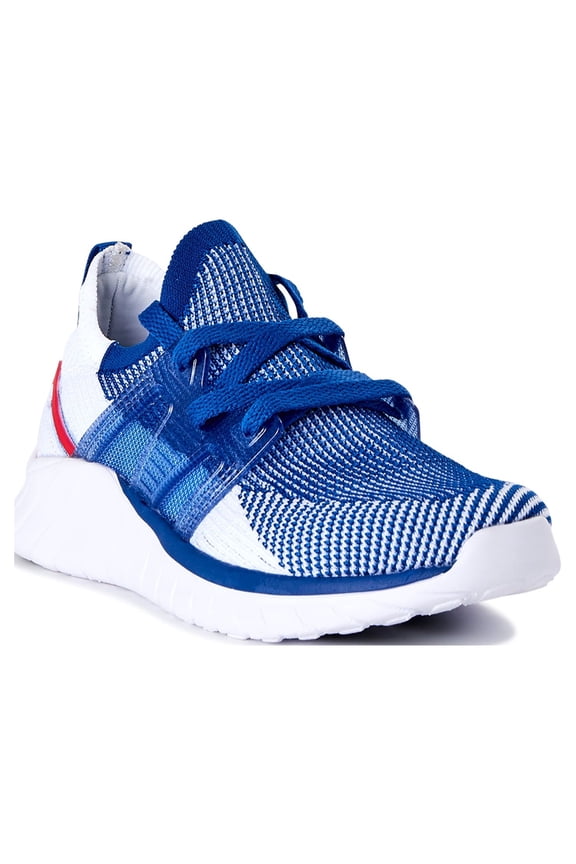 Little and Big Boys Knit Cage Athletic Sneakers, Sizes 13-6