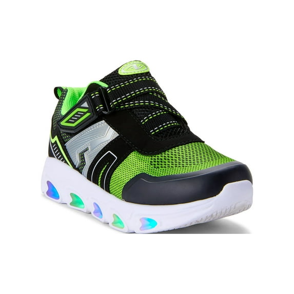 Athletic Works Little and Big Boys Light Up Athletic Sneakers, Sizes 13-4