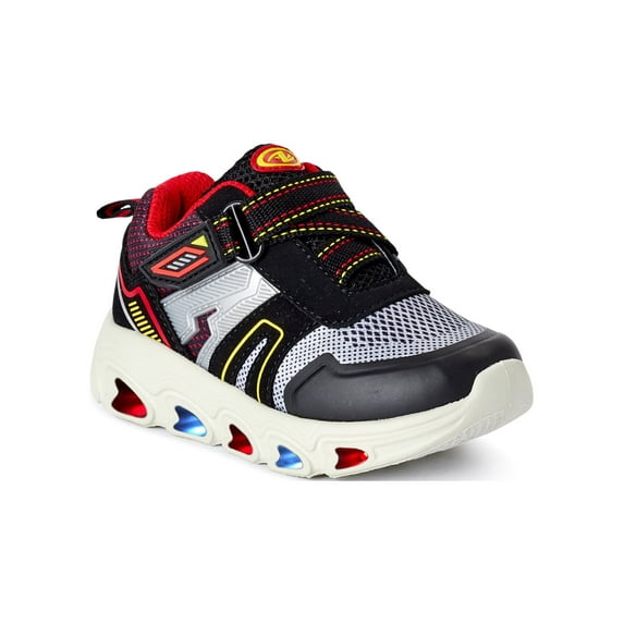 Athletic Works Little and Big Boys Light Up Athletic Sneakers, Sizes 13-4