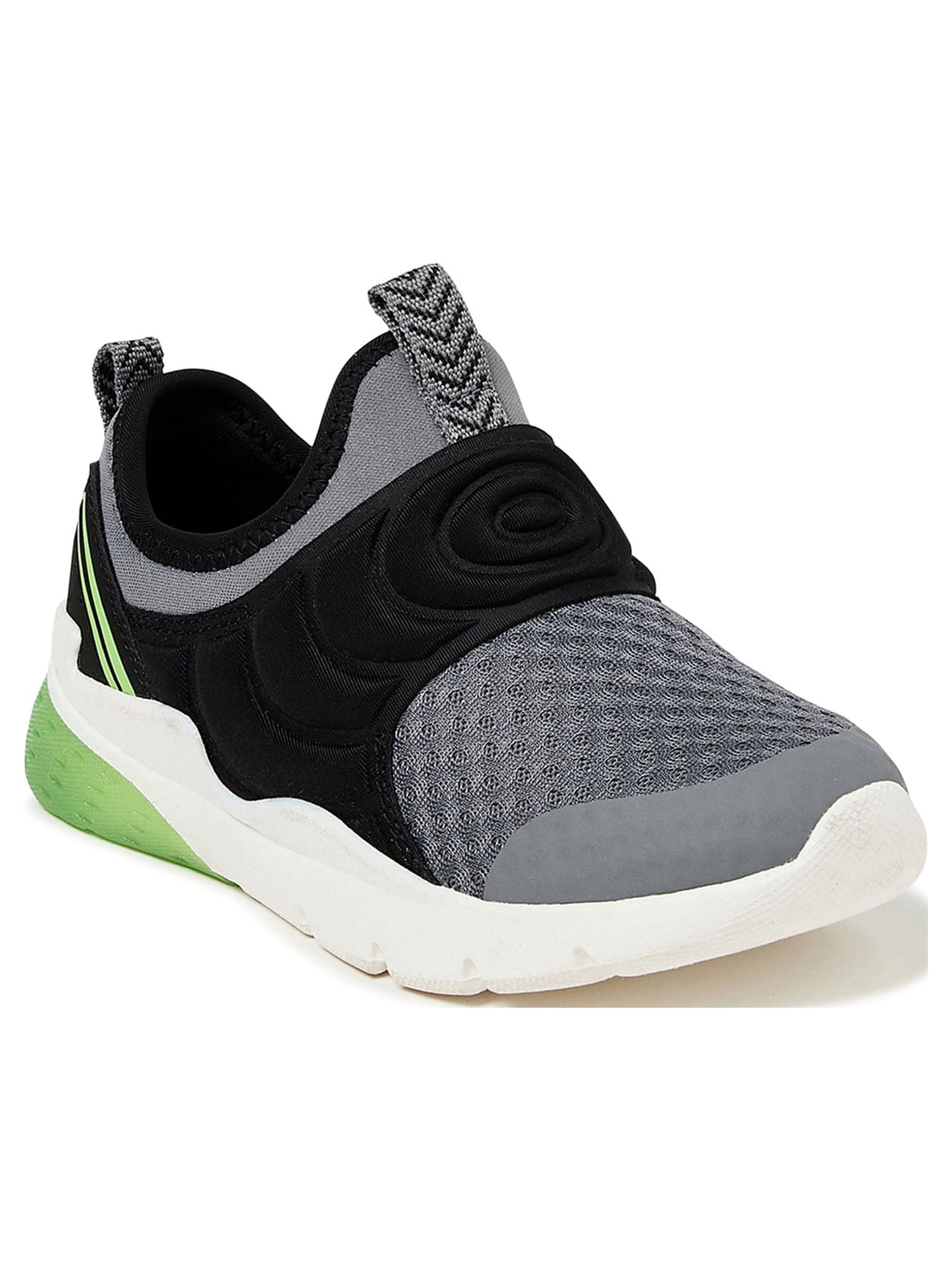 Athletic Works Little and Big Boys Slip-on Athletic Sneakers, Sizes 13-6