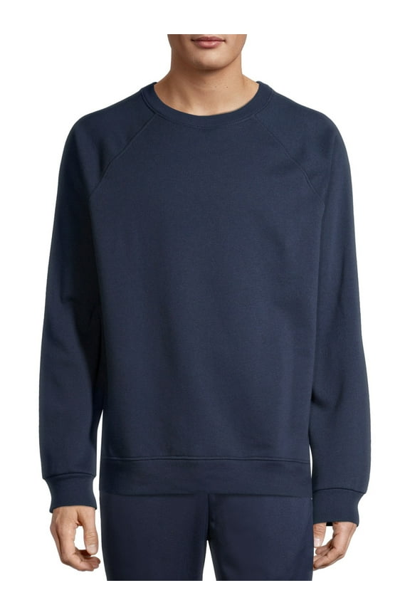 Long Sleeve Pullover Raglan Crew Neck Active Fit Athletic Sweatshirt (Men's) 1 Pack
