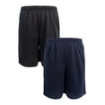 thumbnail image 1 of Athletic Works Men's 8" Active Ricehole Mesh Shorts, 2-Pack, up to 3XL, 1 of 13