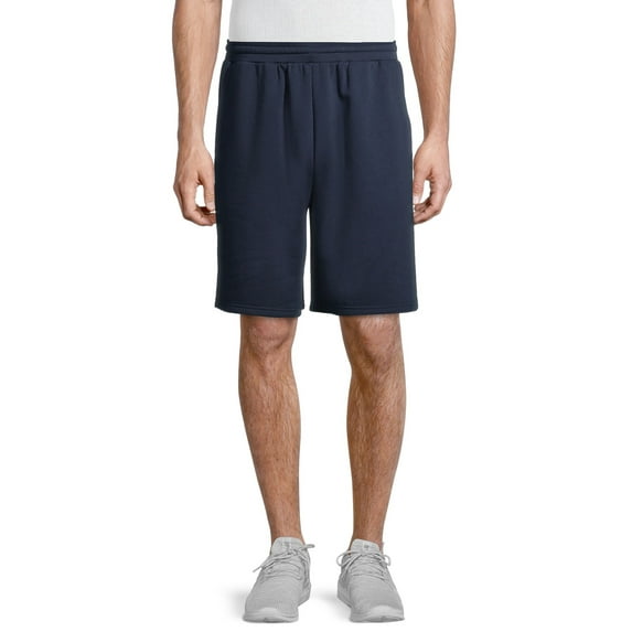 Athletic Works Men's 9" Fleece Shorts, up to Size 2XL