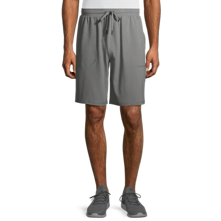 Athletic Works Men s 9 Jersey Shorts up to Size 2XL Walmart