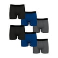 thumbnail image 1 of Athletic Works Men's Ultra Lite Mesh Trunks, 6-Pack, 1 of 8