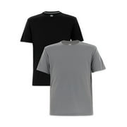 Athletic Works Men's Active Core Short Sleeve T-Shirt- 2-Pack, Size S-3XL