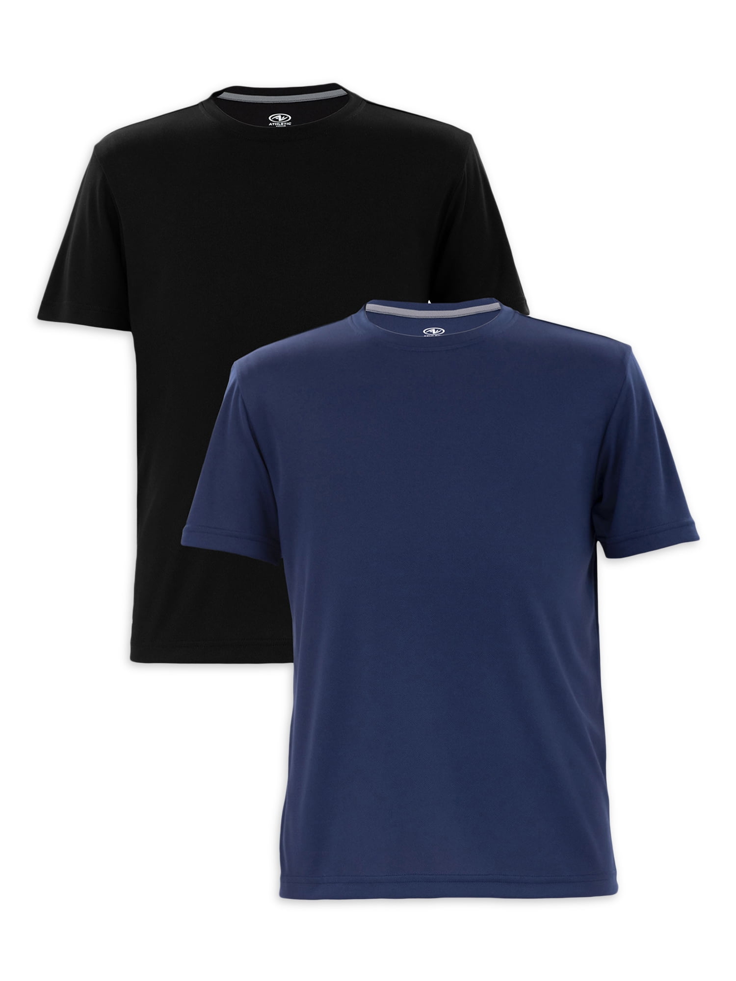 Athletic Works Men's Active Core Short Sleeve T-Shirt- 2-Pack