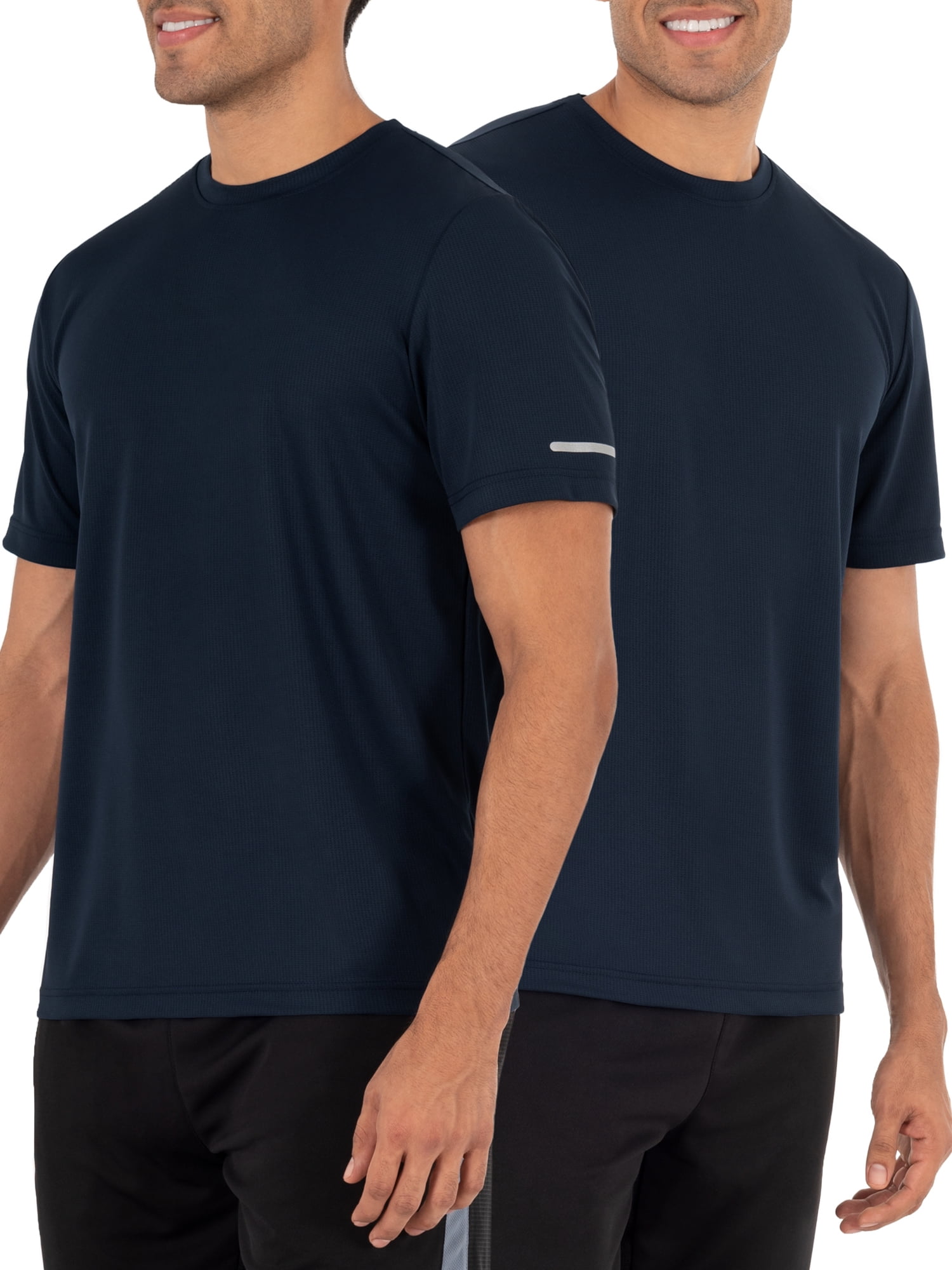 Athletic Works Men’s Active Core Short Sleeve TShirt, 2Pack, up to Size 3XL