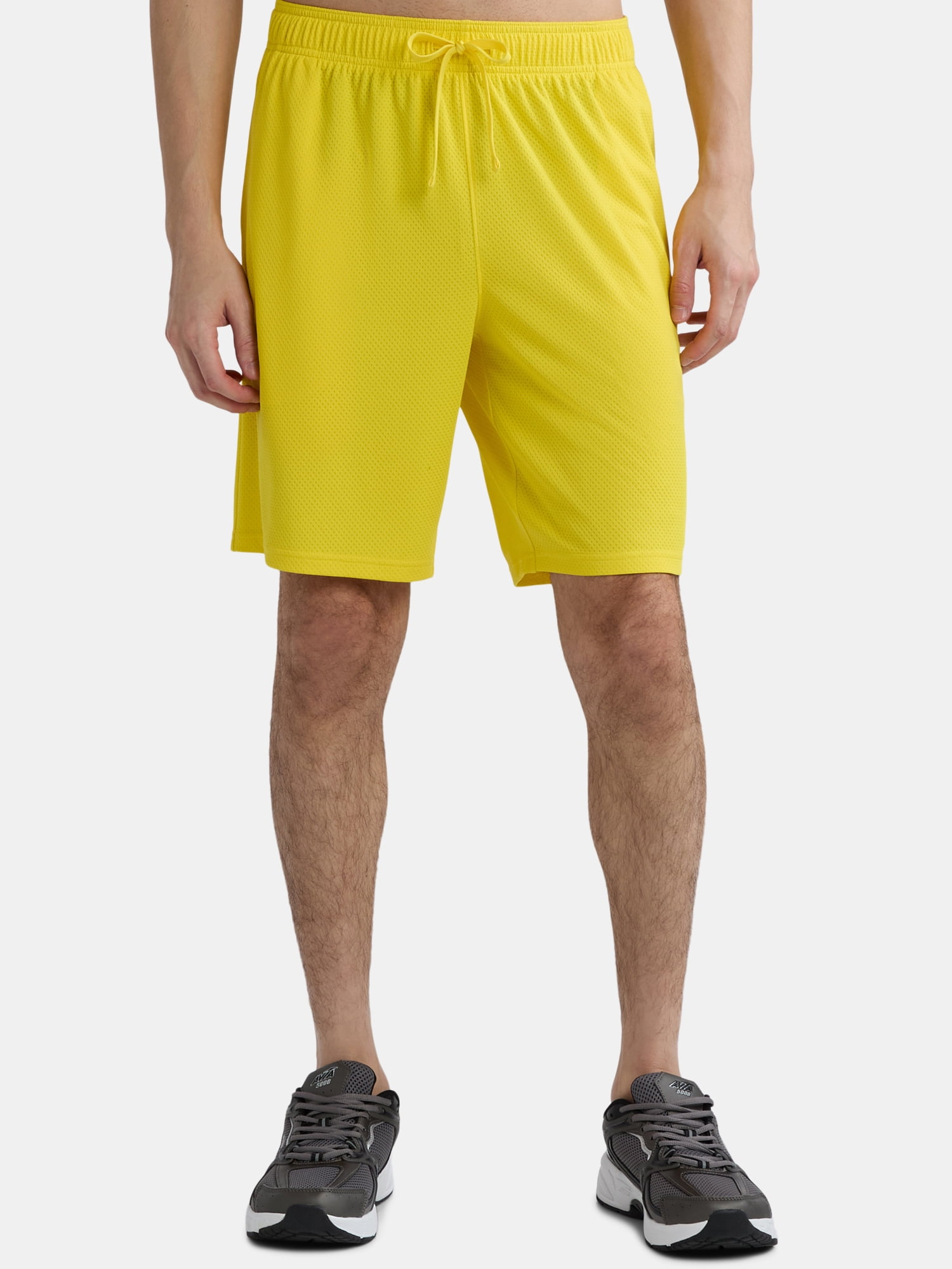 Athletic Works Men's and Big Men's Active Mesh Shorts, 9" Inseam, Sizes XS-5XL