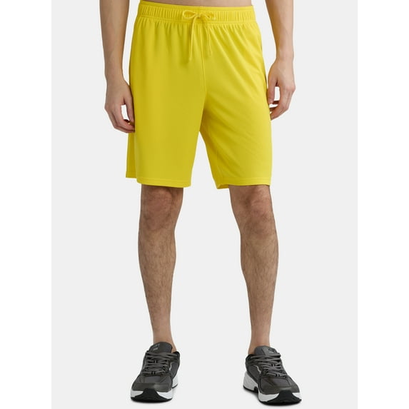 Athletic Works Men's and Big Men's Active Mesh Shorts, 9" Inseam, Sizes XS-5XL