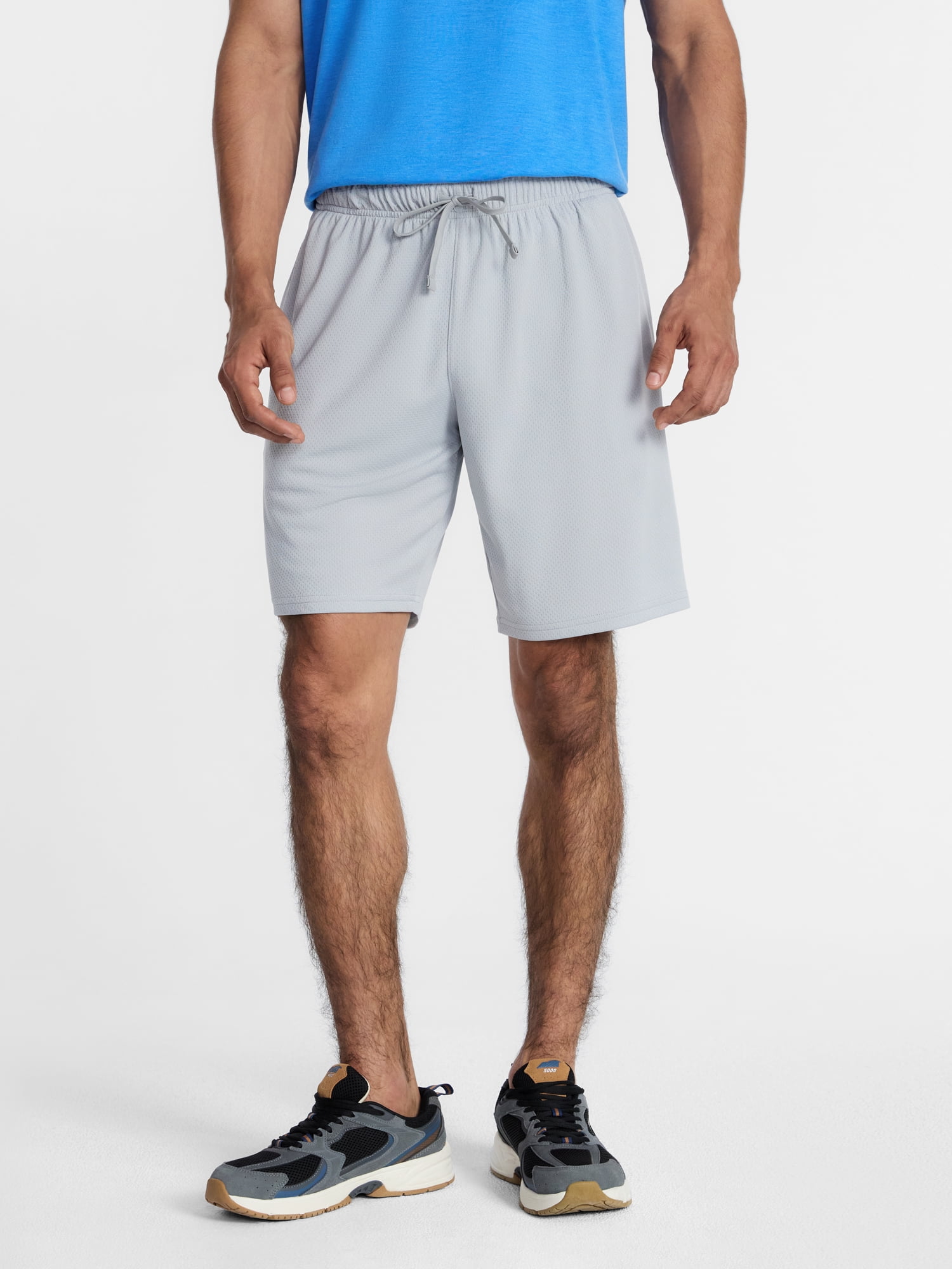 Athletic Works Men's and Big Men's Active Mesh Shorts, 9" Inseam, Sizes XS-5XL