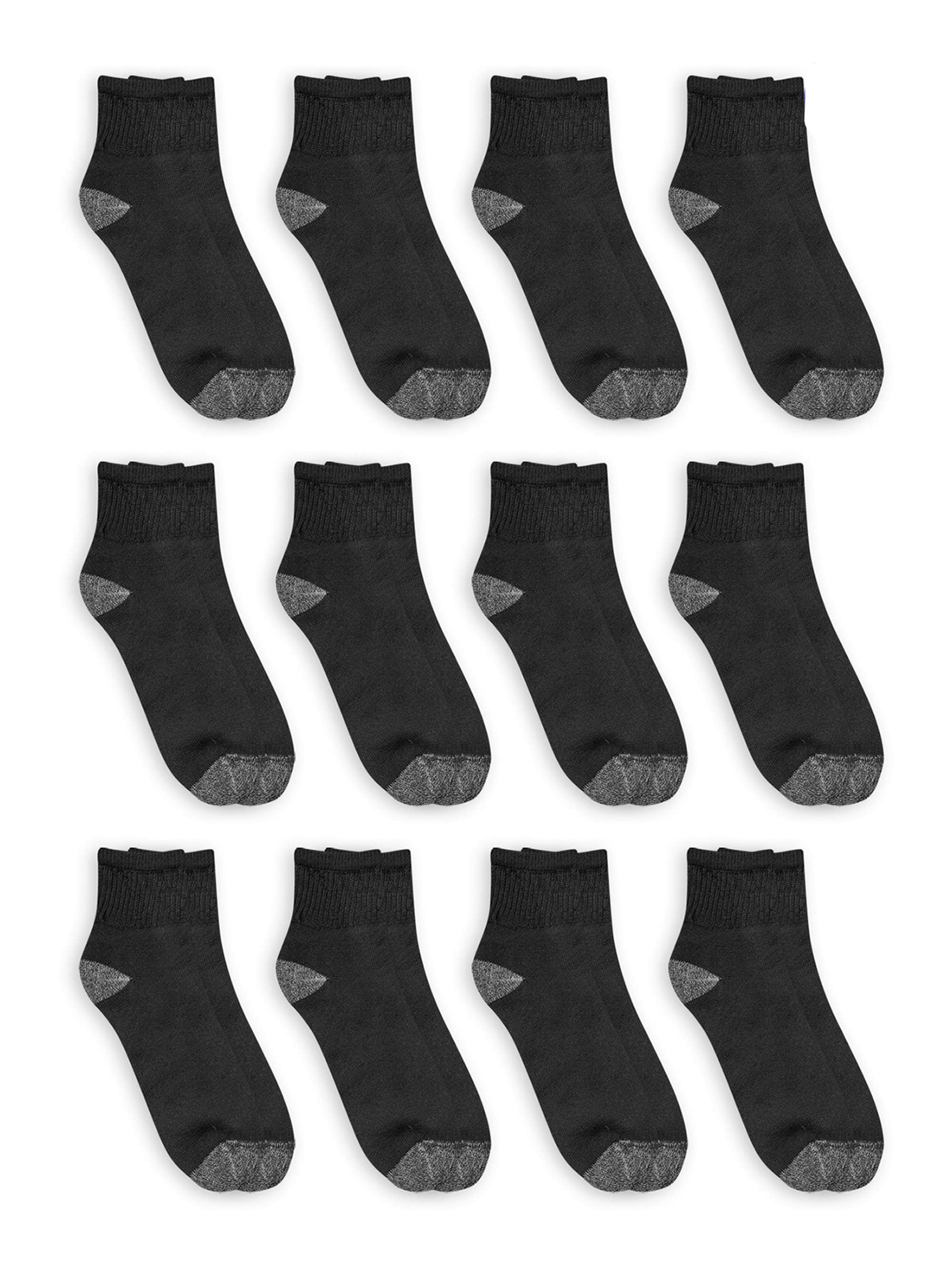 Athletic Works Men's Ankle Socks 12 Pack 