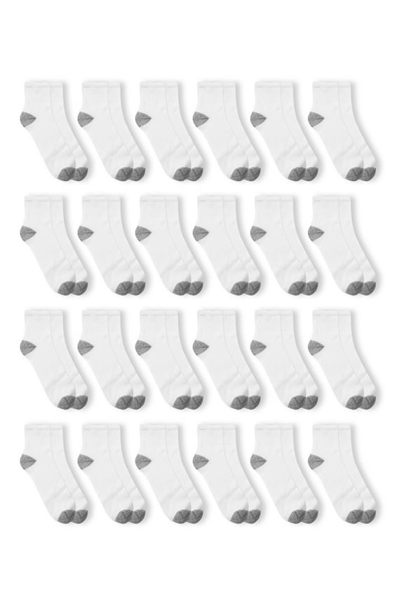 Men's Ankle Socks, 24 Pack