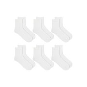 Athletic Works Men's Ankle Socks, 6-Pack