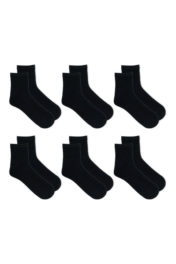 Men's Ankle Socks, 6-Pack