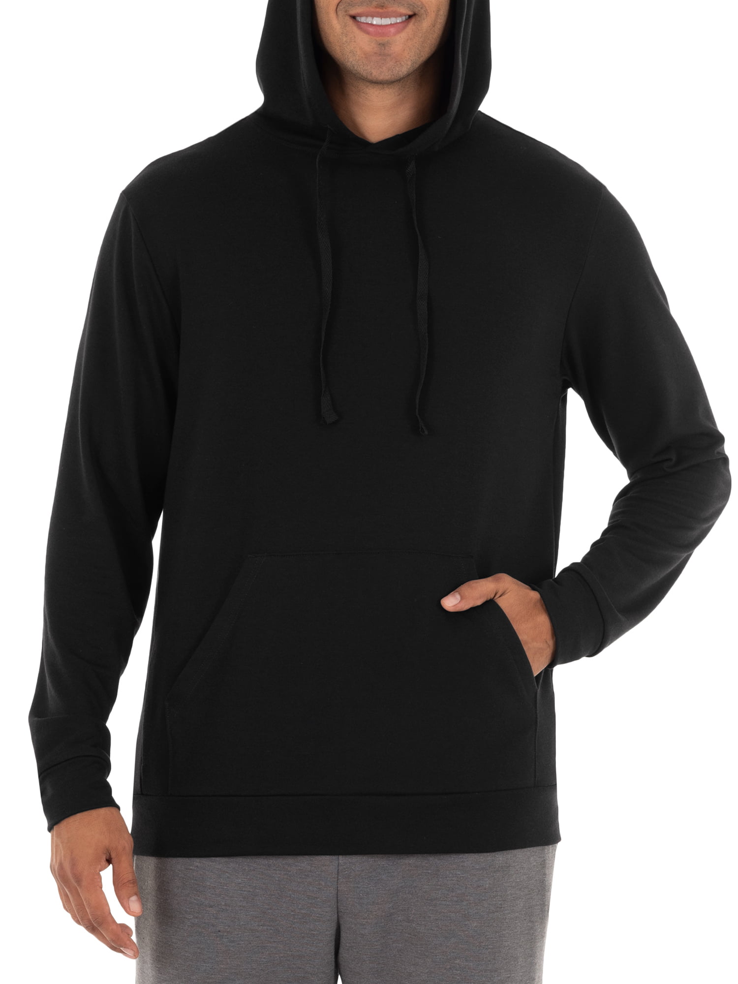Athletic Works Men's Athleisure French Terry Hoodie, up to Size XL ...