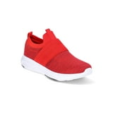 Athletic Works Men's Slip-On Banded Knit Jogger Sneakers with Memory ...
