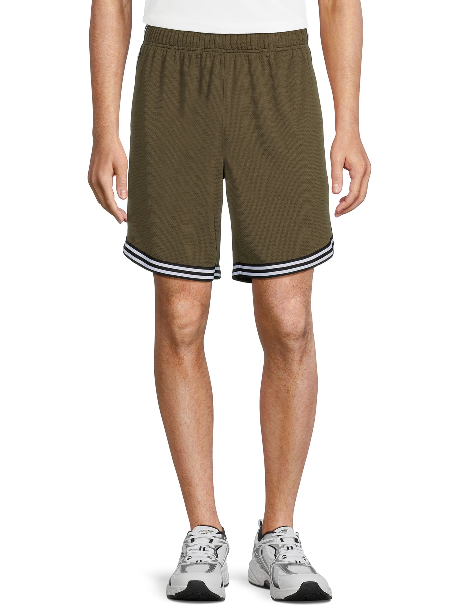 Athletic Works Men's & Big Men's 8" Inseam Mesh Gym Shorts, Sizes S-3XL ...