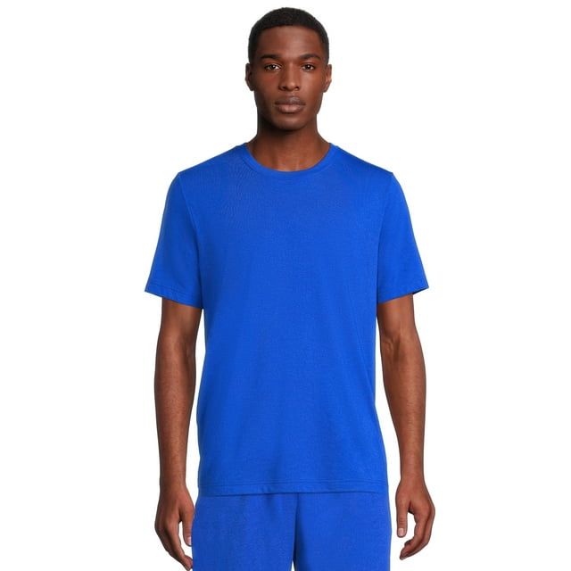 Athletic Works Men's & Big Men's Active Crewneck Short Sleeve Tee Shirt, Sizes S-4XL