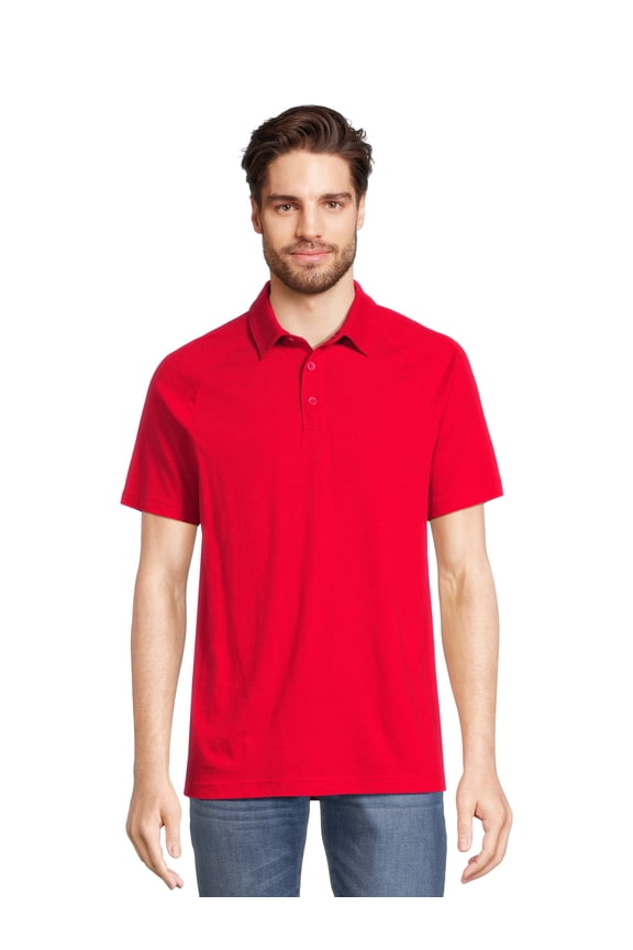 Men's & Big Men's Active Polo Shirt, Sizes S- 3XL