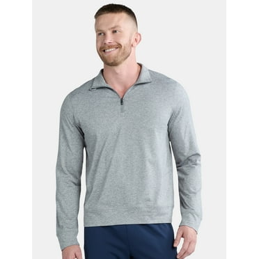 Athletic Works Men's and Big Men's ButterCore Quarter Zip, Sizes S-3XL