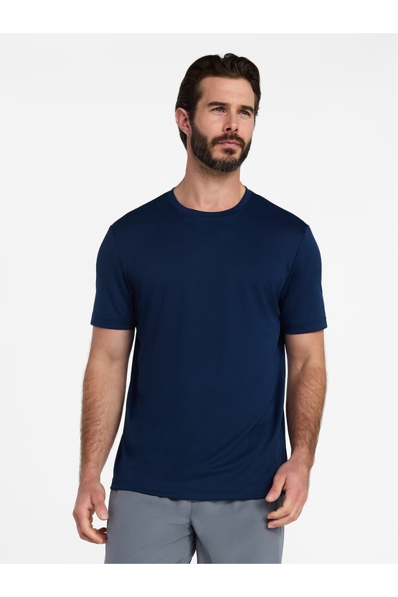 Men's and Big Men's Core Active Tee with Short Sleeves, Sizes XS-4XLT
