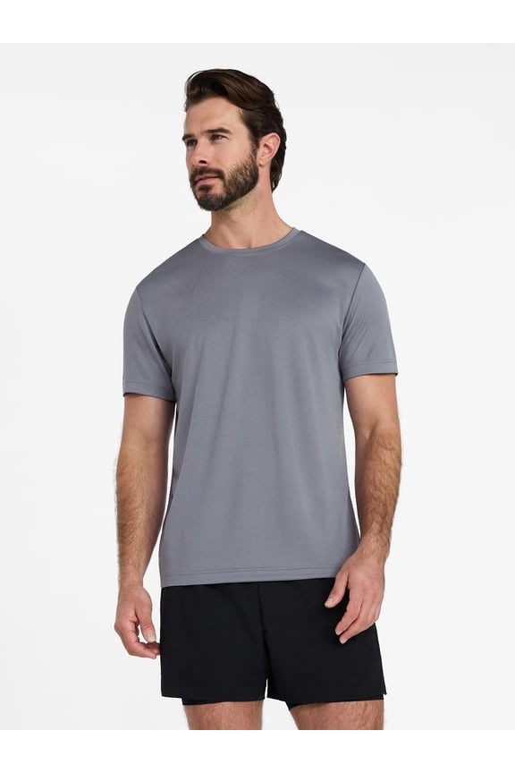 Men's and Big Men's Core Active Tee with Short Sleeves, Sizes XS-4XLT