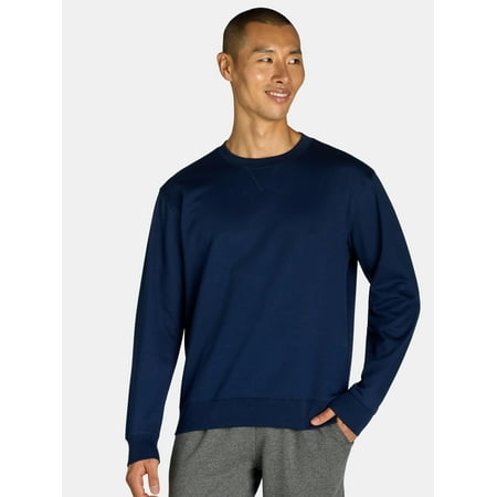 Athletic Works Men's & Big Men's Fleece Crewneck Sweatshirt, Sizes XS-3XL