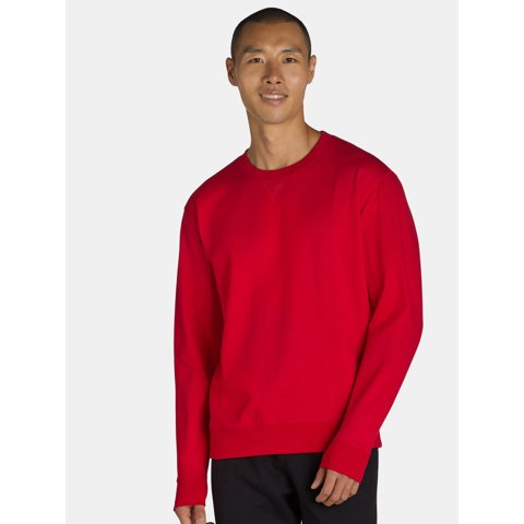 Men's & Big Men's Fleece Crewneck Sweatshirt, Sizes XS-3XL