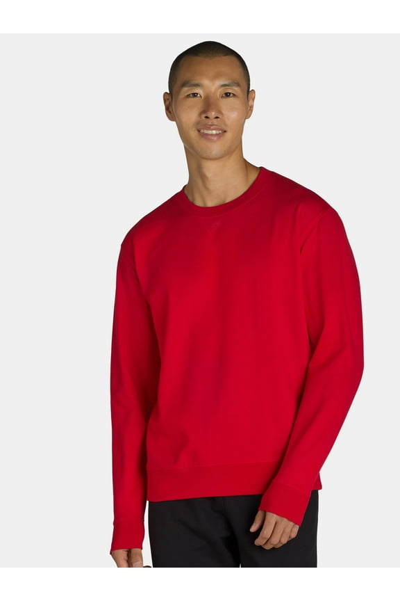 Men's & Big Men's Fleece Crewneck Sweatshirt, Sizes XS-3XL