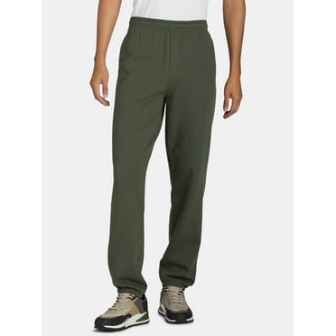 Athletic Works Men's & Big Men's Fleece Elastic Bottom Sweatpants, Sizes S-4XL