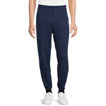 Athletic Works Men's & Big Men's Fleece Elastic Bottom Sweatpants, Sizes S-4XL