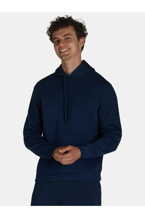 Men's & Big & Tall Men’s Fleece Hoodie Sweatshirt, Sizes XS-4XLT