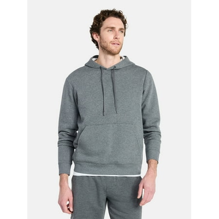 Athletic Works Men's & Big & Tall Men's Fleece Hoodie Sweatshirt, Sizes XS-4XLT