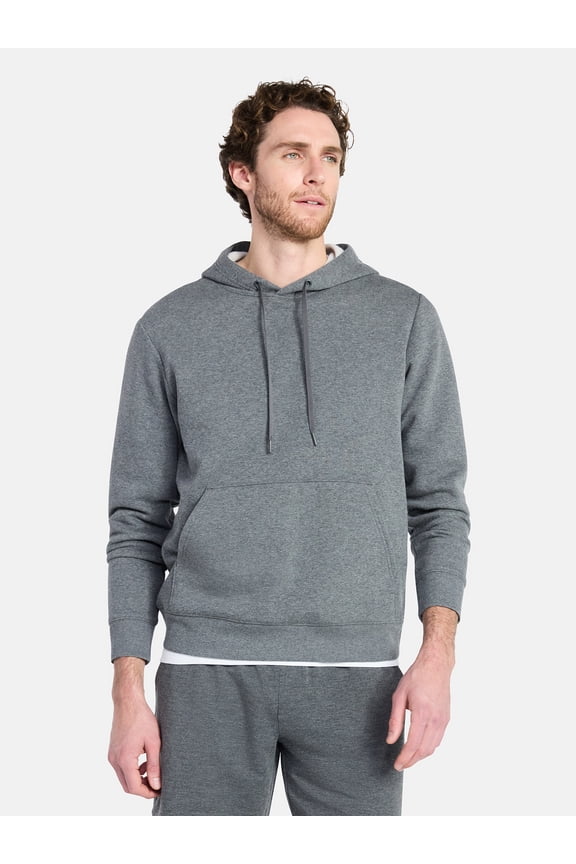 Men's & Big & Tall Men’s Fleece Hoodie Sweatshirt, Sizes XS-4XLT