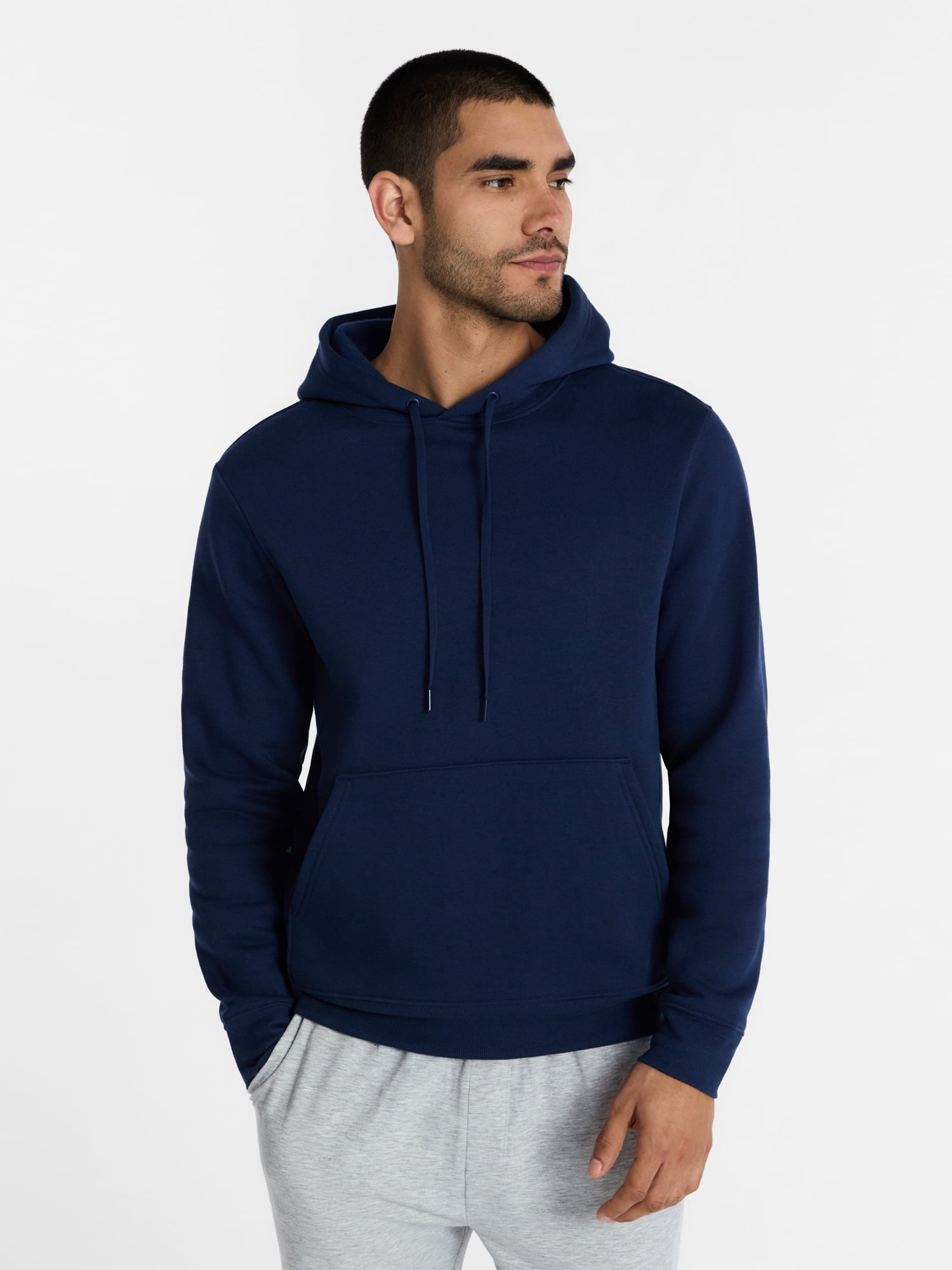 Athletic Works Men's & Big & Tall Men's Fleece Hoodie Sweatshirt, Sizes XS-4XLT
