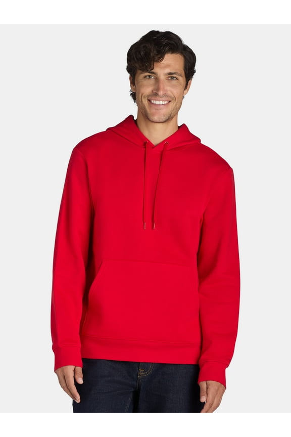 Men's & Big & Tall Men’s Fleece Hoodie Sweatshirt, Sizes XS-4XLT