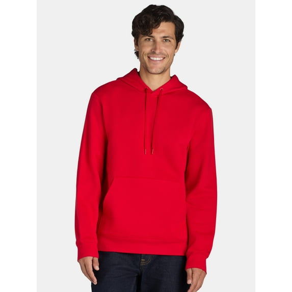 Athletic Works Men's & Big & Tall Men’s Fleece Hoodie Sweatshirt, Sizes XS-4XLT