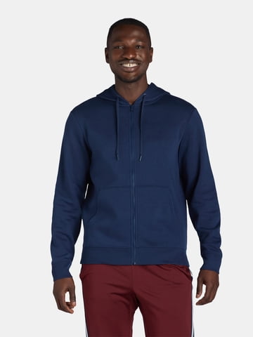 Mens Zip Up Hoodies and Sweatshirts | Blue - Walmart.com