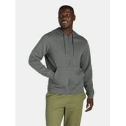 Athletic Works Men’s & Big and Tall Men’s Fleece Zip Hoodie Sweatshirt, Size S-5XL